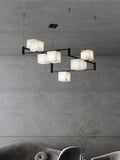 Lennar Visual_Alabaster Square Box Chandelier