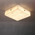 Lennar Visual_Alabaster Square Flushmount Ceiling Light