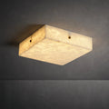 Lennar Visual_Alabaster Square Flushmount Ceiling Light