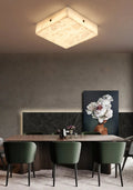 Lennar Visual_Alabaster Square Flushmount Ceiling Light