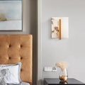 Lennar Visual_Alabaster Square Wall Sconce