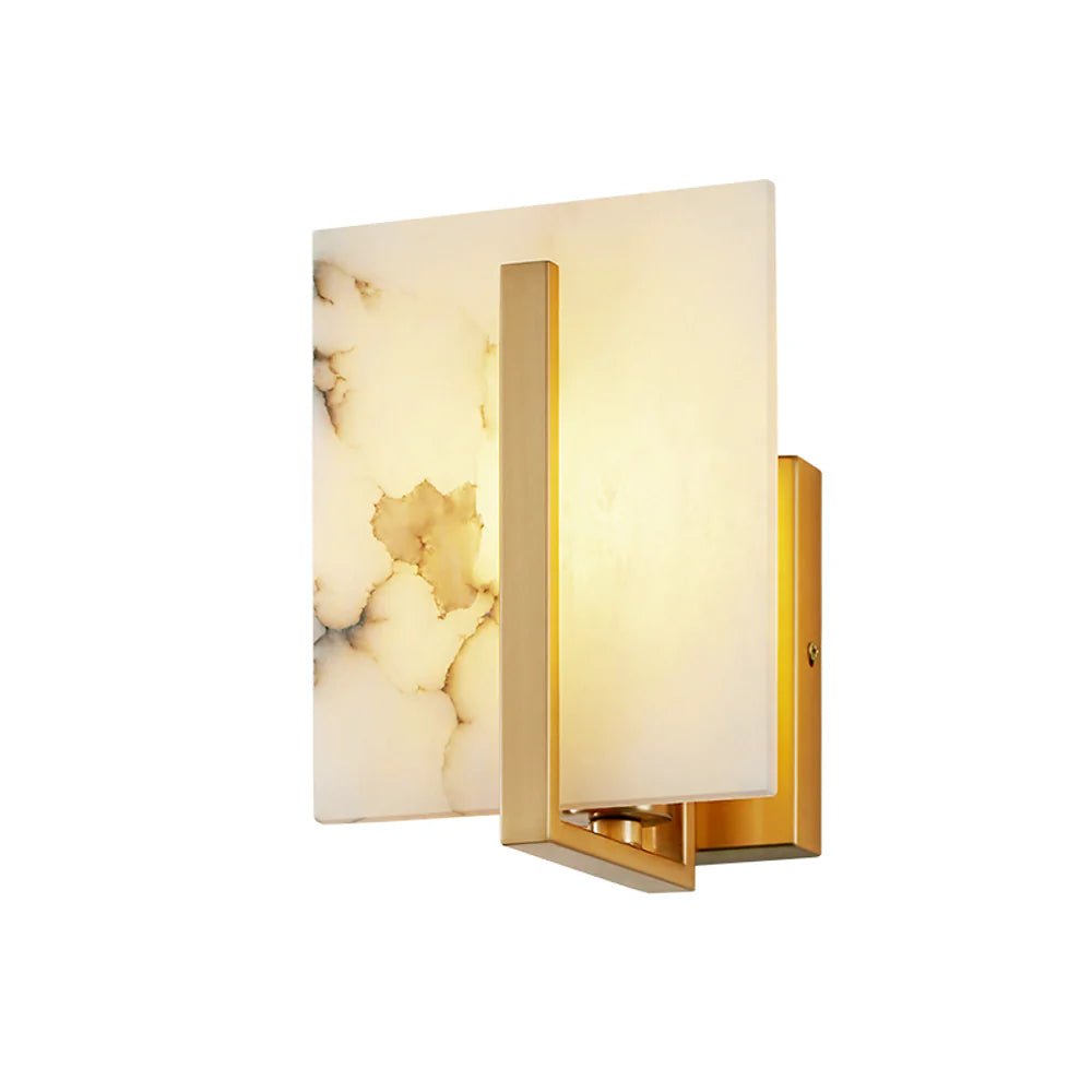 Lennar Visual_Alabaster Square Wall Sconce