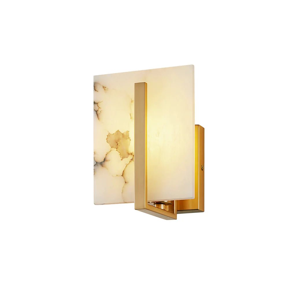 Lennar Visual_Alabaster Square Wall Sconce