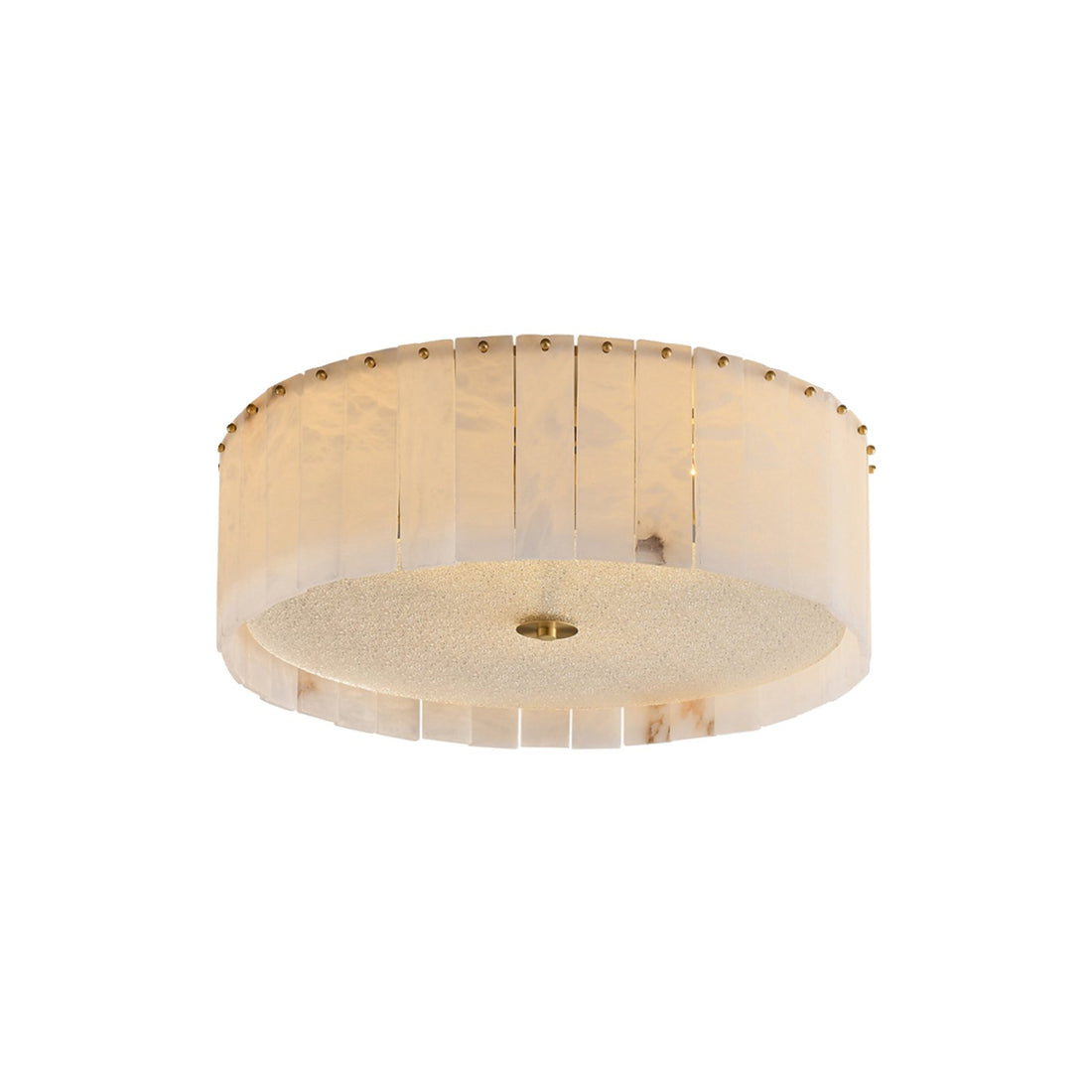 Lennar Visual_All copper marble ceiling lamp