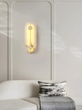 Lennar Visual_Artistic Brass Alabaster Wall Lamp