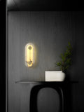 Lennar Visual_Artistic Brass Alabaster Wall Lamp