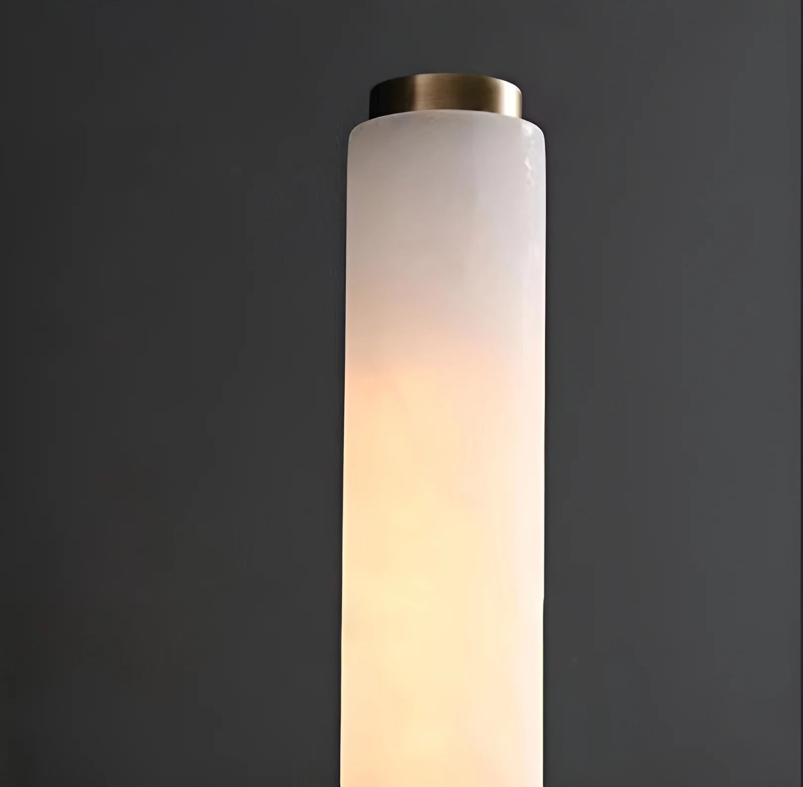 Lennar Visual_Brindisi Alabaster Candle Style Wall Lamp