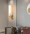 Lennar Visual_Brindisi Alabaster Candle Style Wall Lamp