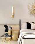 Lennar Visual_Brindisi Alabaster Candle Style Wall Lamp