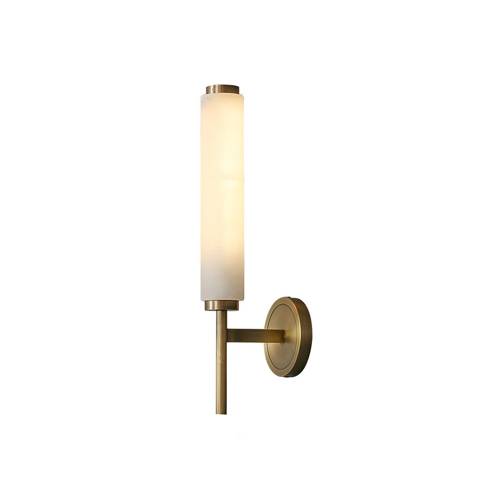 Lennar Visual_Brindisi Alabaster Candle Style Wall Lamp