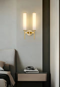 Lennar Visual_Brindisi Alabaster Candle Style Wall Lamp