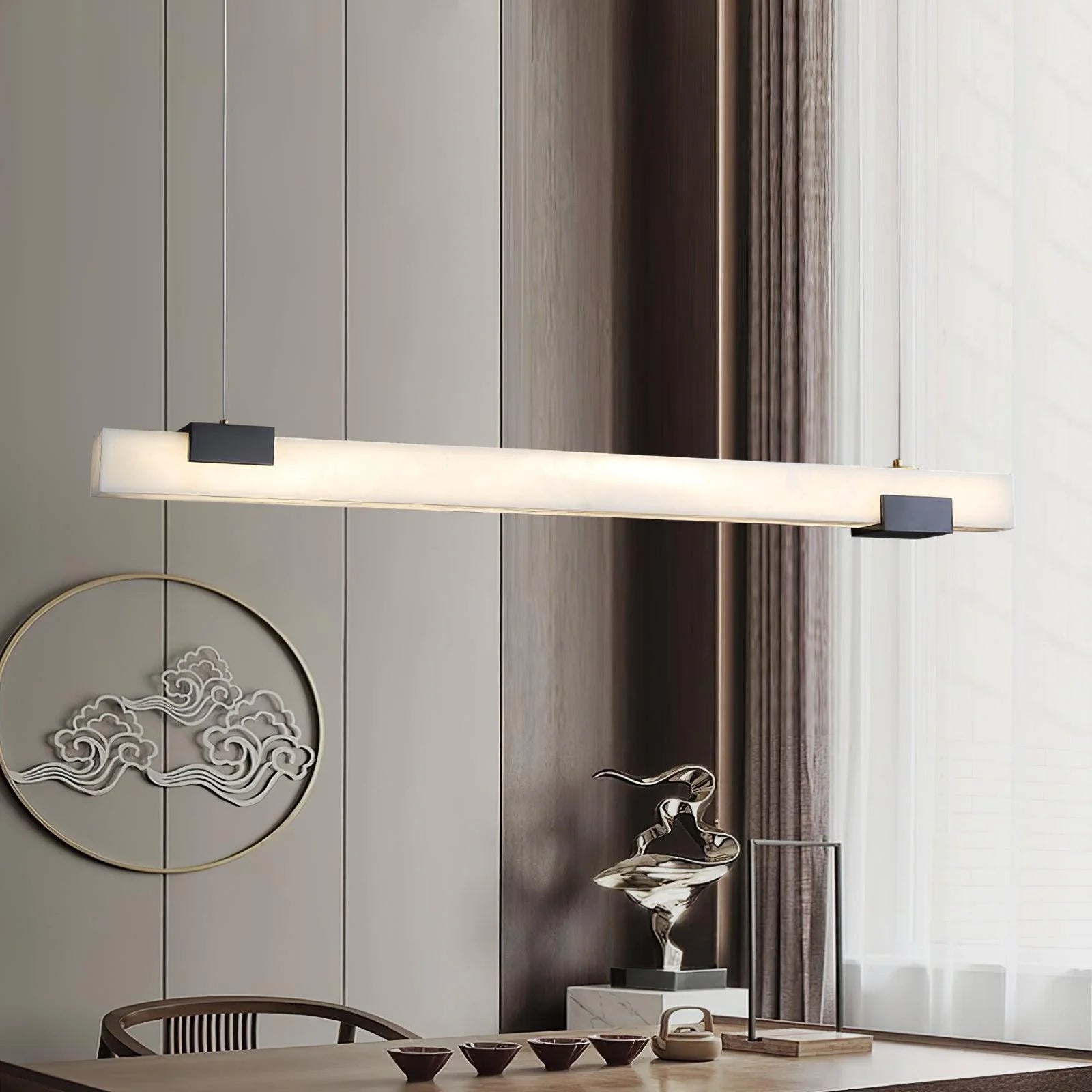 Lennar Visual_Cary Alabaster Strip Pendant Light