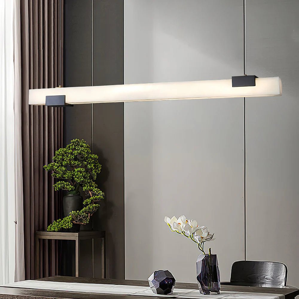 Lennar Visual_Cary Alabaster Strip Pendant Light