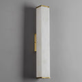 Lennar Visual_Cuboid Alabaster Wall Light