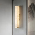 Lennar Visual_Cuboid Alabaster Wall Light