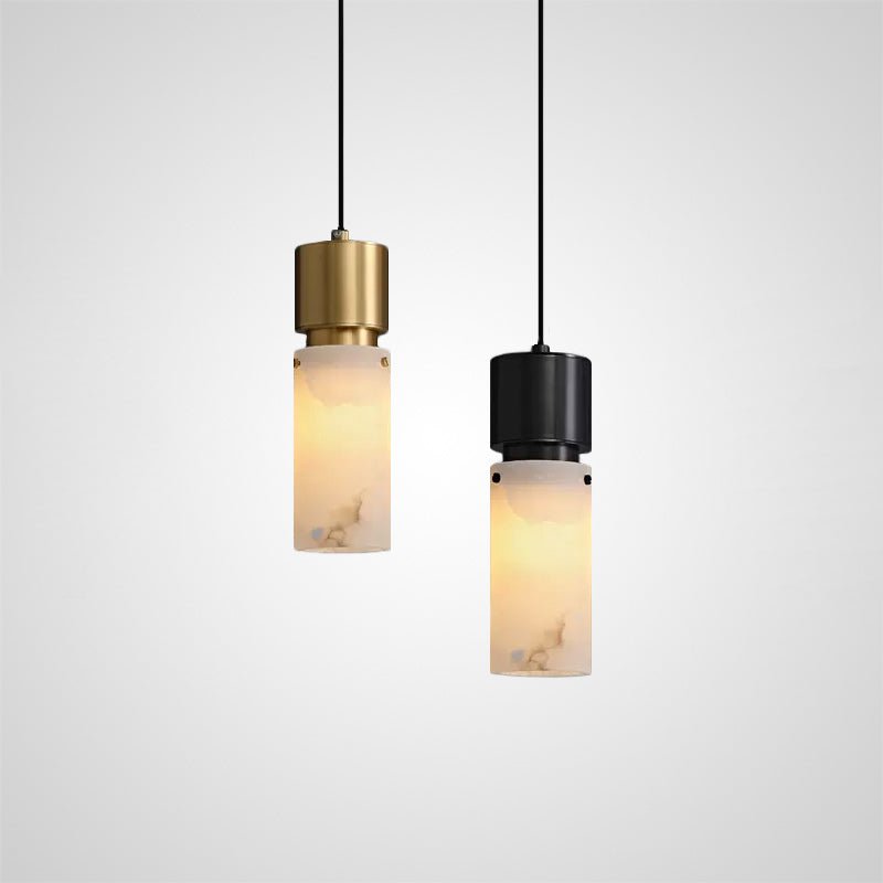 Lennar Visual_Cylindrical Alabaster Pendant lamp