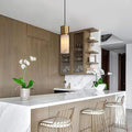 Lennar Visual_Cylindrical Alabaster Pendant lamp