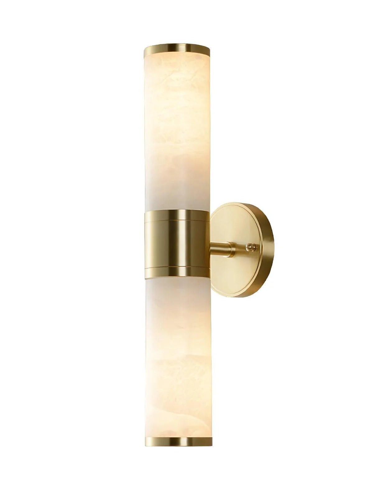 Lennar Visual_Cylindrical Lampatron Alabaster Wall Lamp