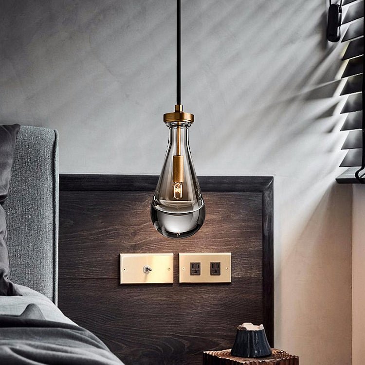 Drovia Rain Cord Pendant LightLacquered Brass_Lennar Visual