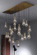 Drovia Rain Rectangular Chandelier 72