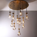 Lennar Visual_Drovia Rain Round Chandelier 36