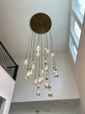 Lennar Visual_Drovia Rain Round Chandelier 60