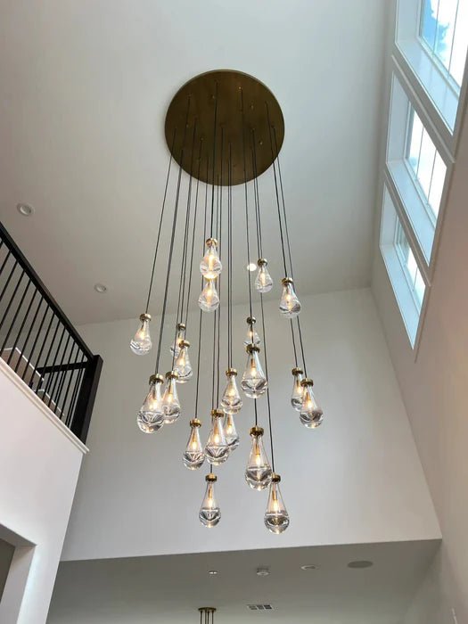 Lennar Visual_Drovia Rain Round Chandelier 60"