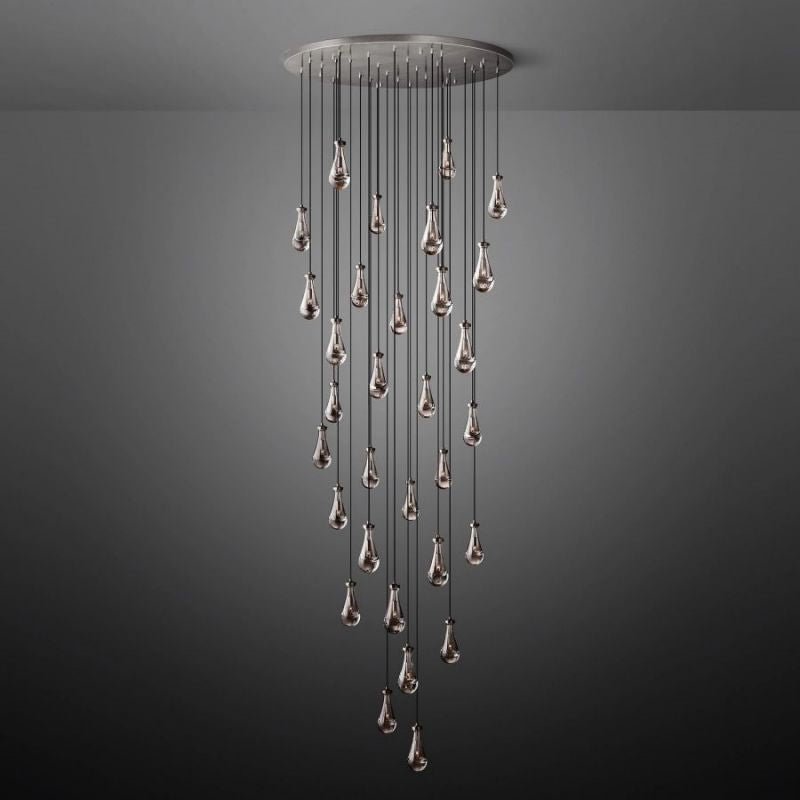 Lennar Visual_Drovia Rain Round Chandelier 60"