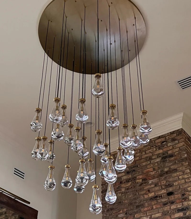 Lennar Visual_Drovia Rain Round Chandelier 60"