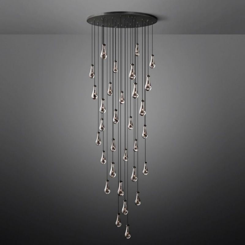 Lennar Visual_Drovia Rain Round Chandelier 60"