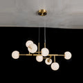 Lennar Visual_Elegant Ball Alabaster Chandelier