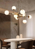 Lennar Visual_Elegant Ball Alabaster Chandelier