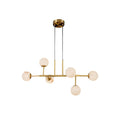 Lennar Visual_Elegant Ball Alabaster Chandelier