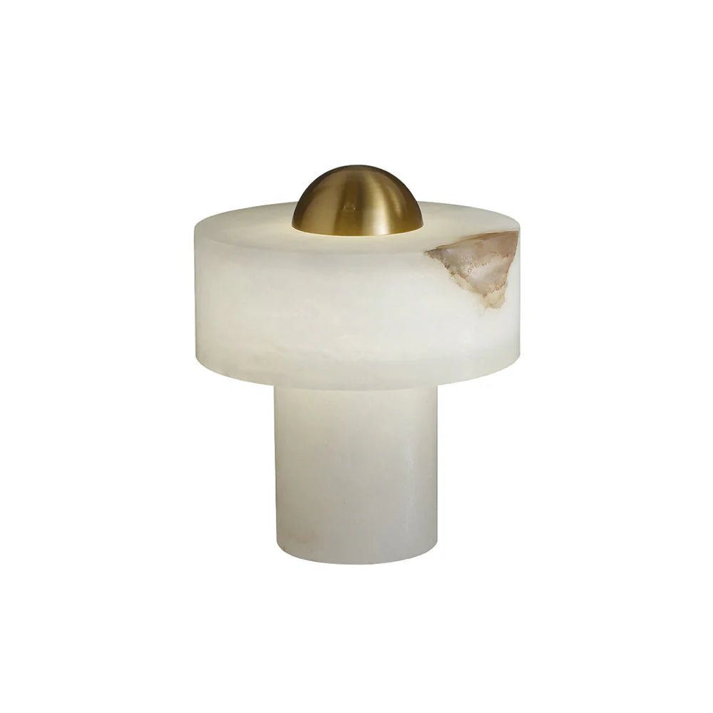 Lennar Visual_Exquisite Stone Alabaster Table Lamp