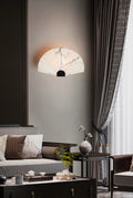 Lennar Visual_Fan Shaped Alabaster Wall Light