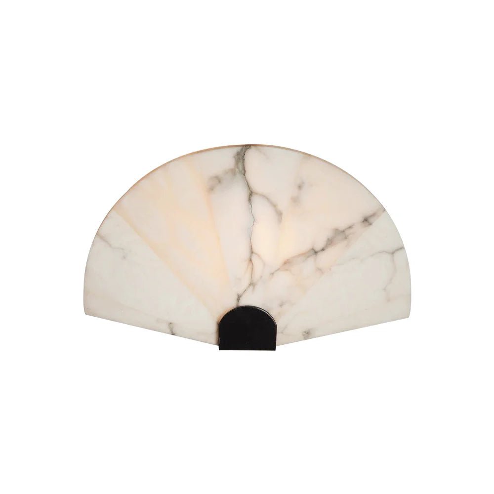 Lennar Visual_Fan Shaped Alabaster Wall Light