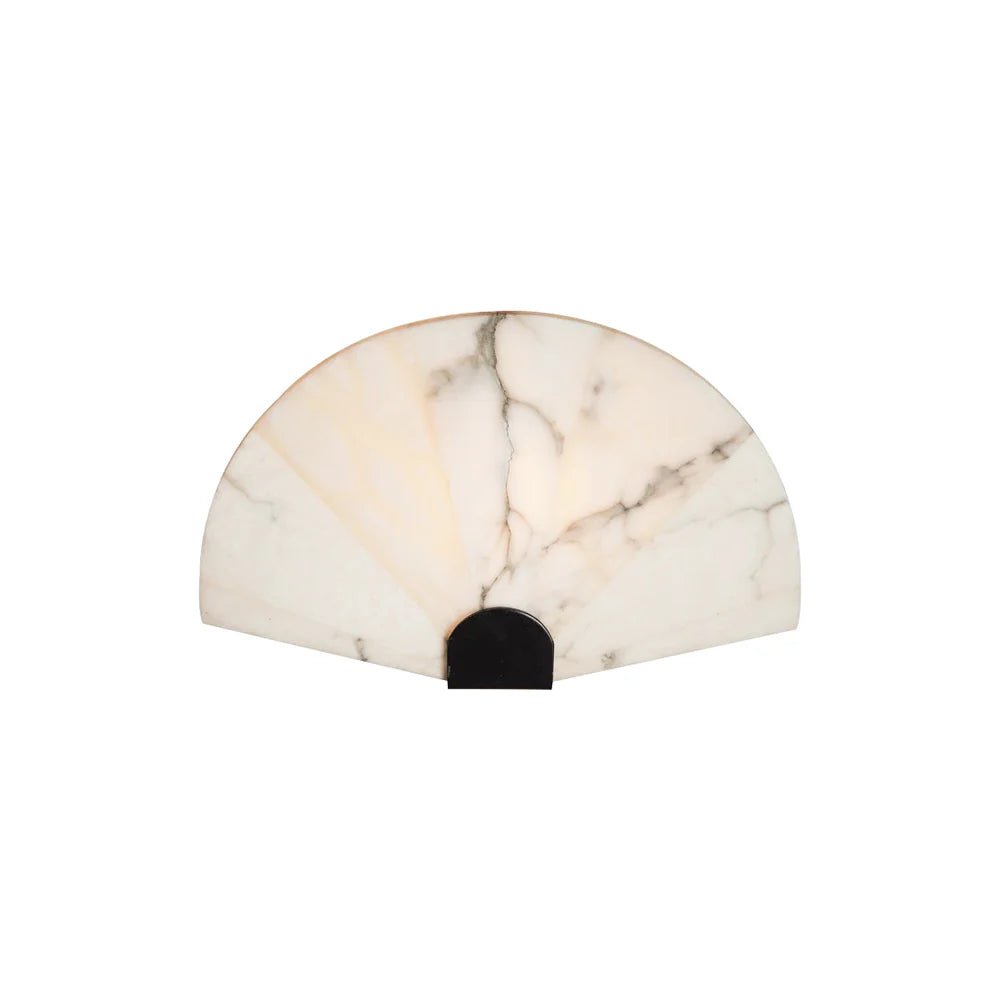 Lennar Visual_Fan Shaped Alabaster Wall Light