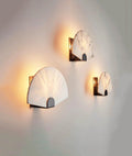 Lennar Visual_Fan Shaped Alabaster Wall Light