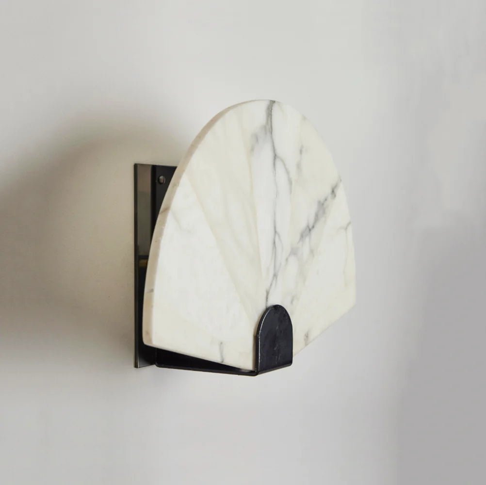 Lennar Visual_Fan Shaped Alabaster Wall Light