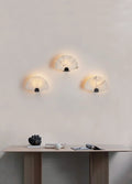 Lennar Visual_Fan Shaped Alabaster Wall Light