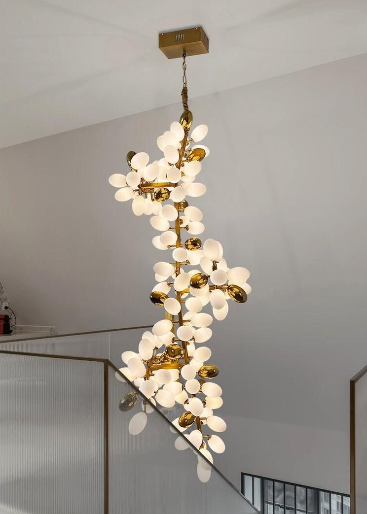 Lennar Visual_Florira Cascade Modern Chandelier Lighting for Staircase