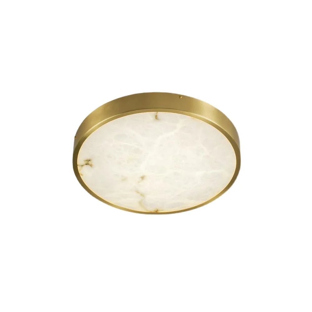 Lennar Visual_Geometric Alabaster Recessed Ceiling Light