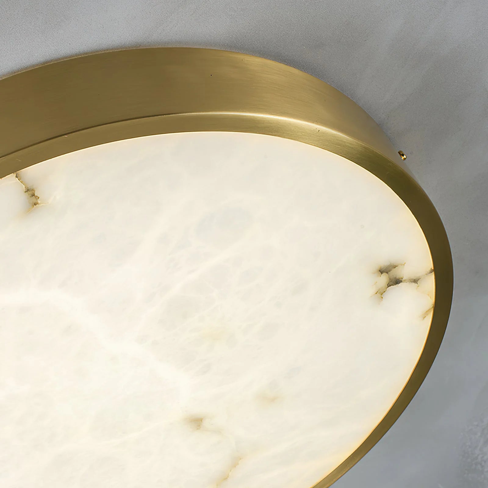 Lennar Visual_Geometric Alabaster Recessed Ceiling Light