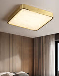 Lennar Visual_Geometric Alabaster Recessed Ceiling Light