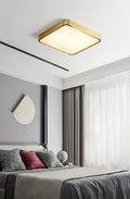 Lennar Visual_Geometric Alabaster Recessed Ceiling Light