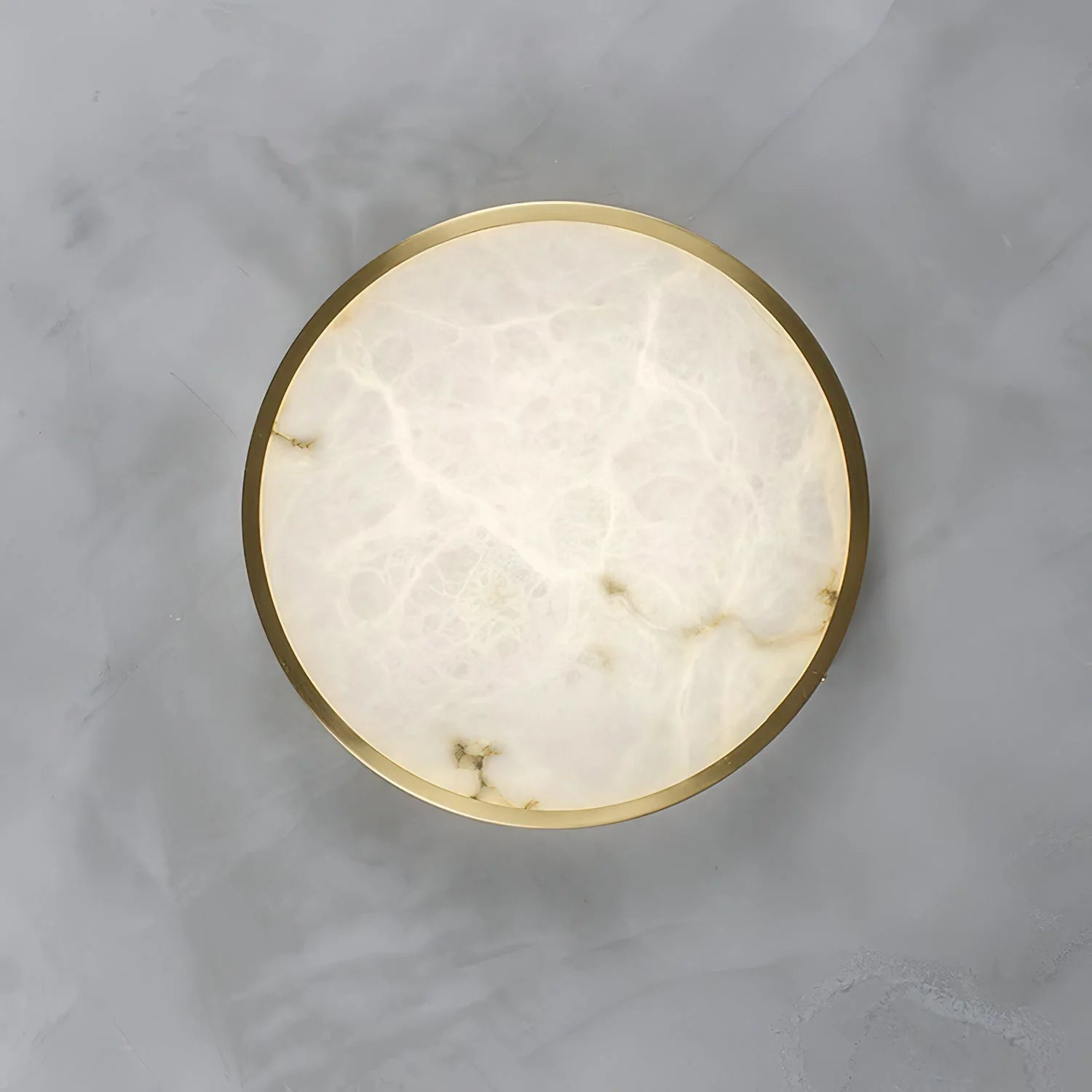 Lennar Visual_Geometric Alabaster Recessed Ceiling Light