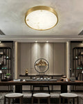 Lennar Visual_Geometric Alabaster Recessed Ceiling Light