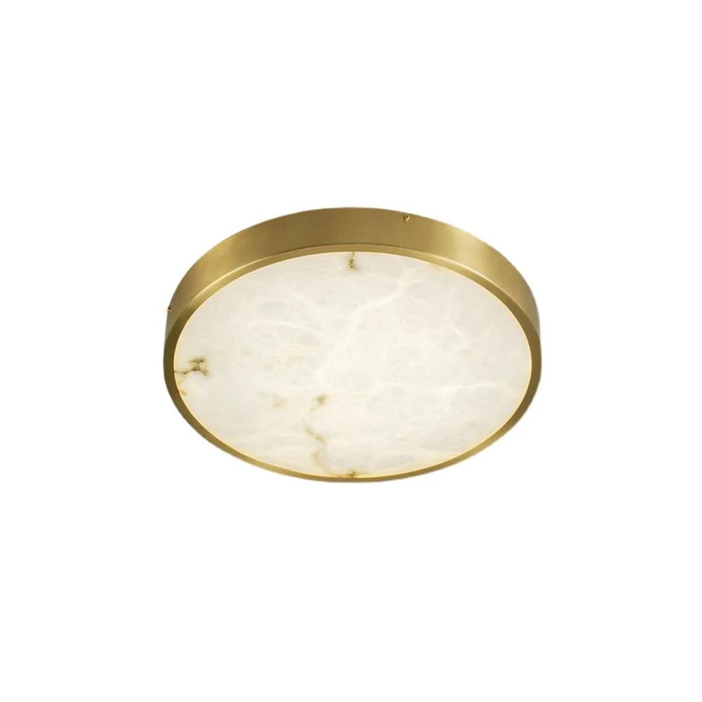 Lennar Visual_Geometric Alabaster Recessed Ceiling Light