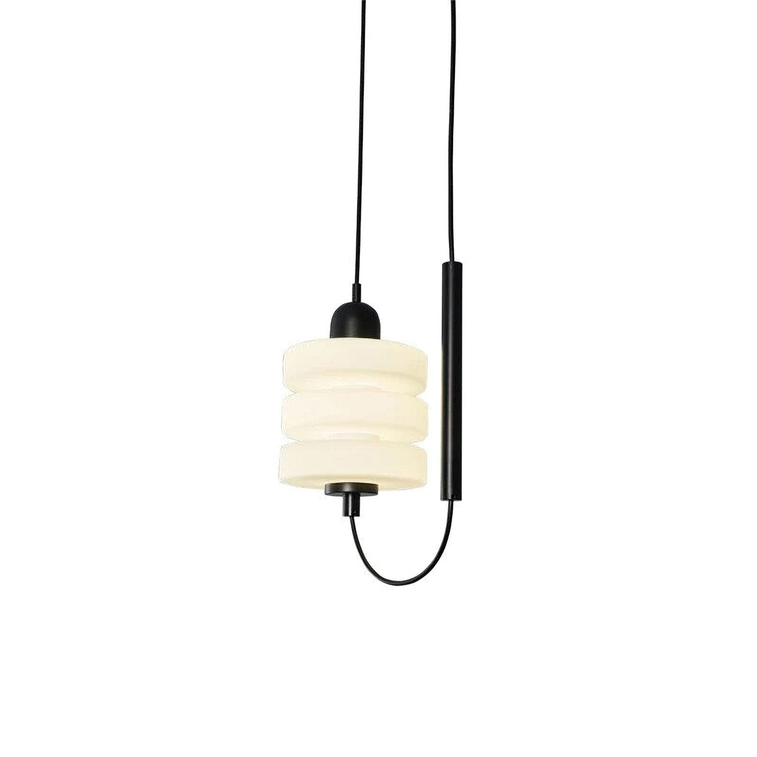 Lennar Visual_Japanese Minimalist Glass Pendant Light