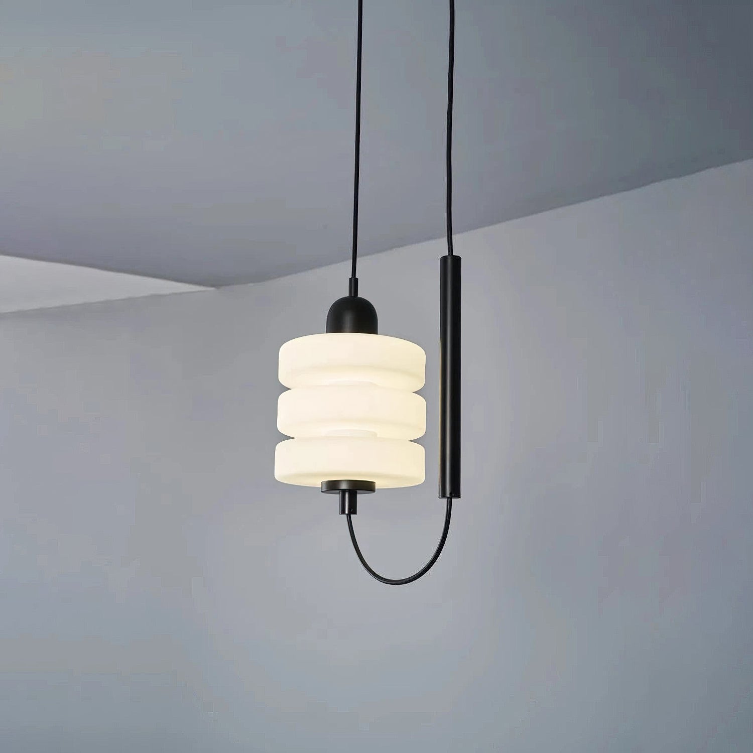 Lennar Visual_Japanese Minimalist Glass Pendant Light